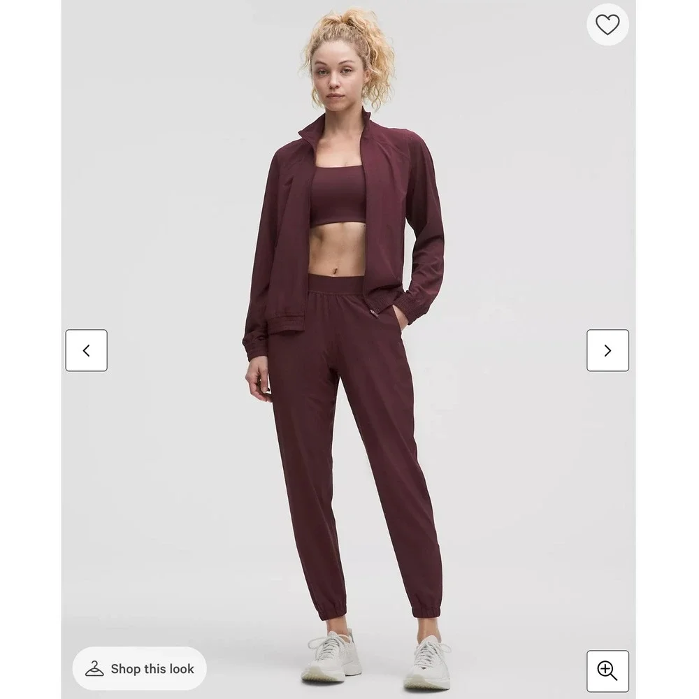 Lululemon Adapted State High Rise Jogger Midnight‎ Plum Purple Size 2 NEW